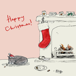 Happy Christmas, Naughty Kitty FP682Poet &amp; PainterCards