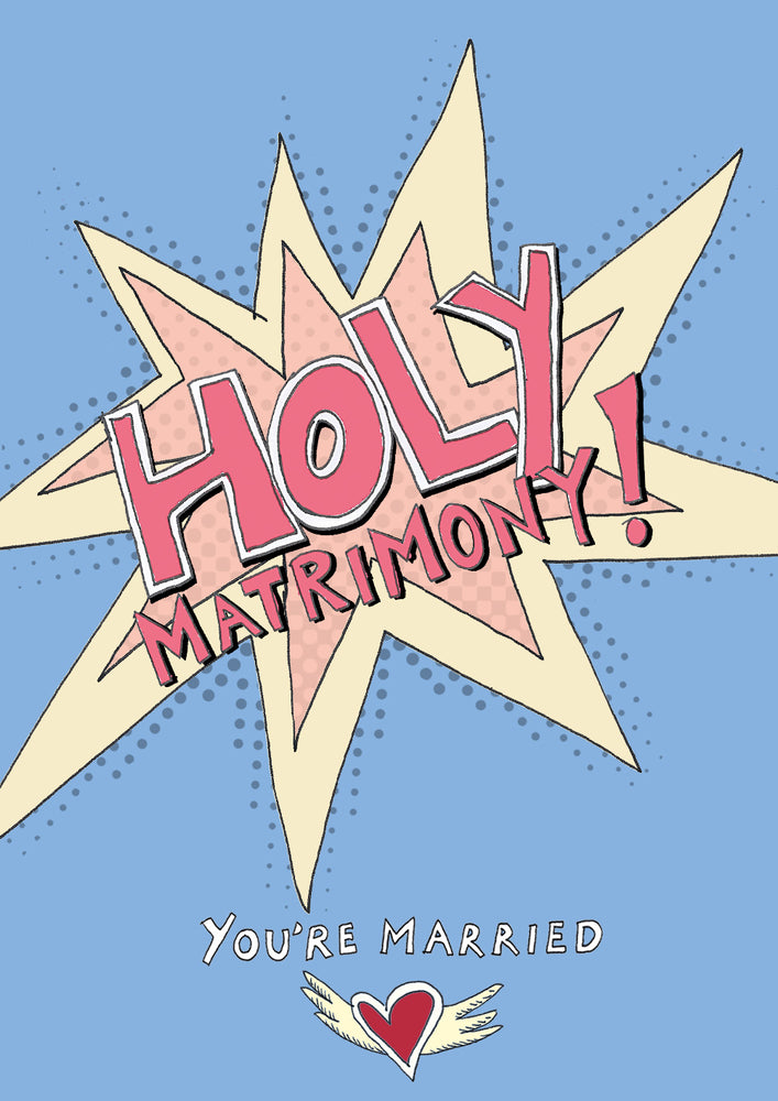 'Holy Matrimony' A4 card, FP689