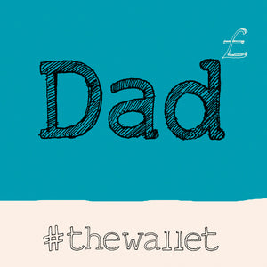 'Dad ' Wallet Hashtag FP694Poet &amp; PainterCards