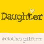 'Daughter' Hashtag FP697Poet &amp; PainterCards