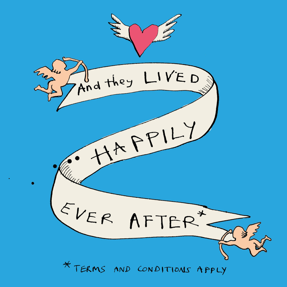 'Happily Ever After' Greetings Card, Banner