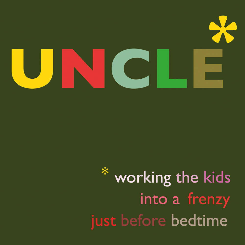 'Uncle' Greetings Card