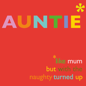 'Auntie' Greetings Card