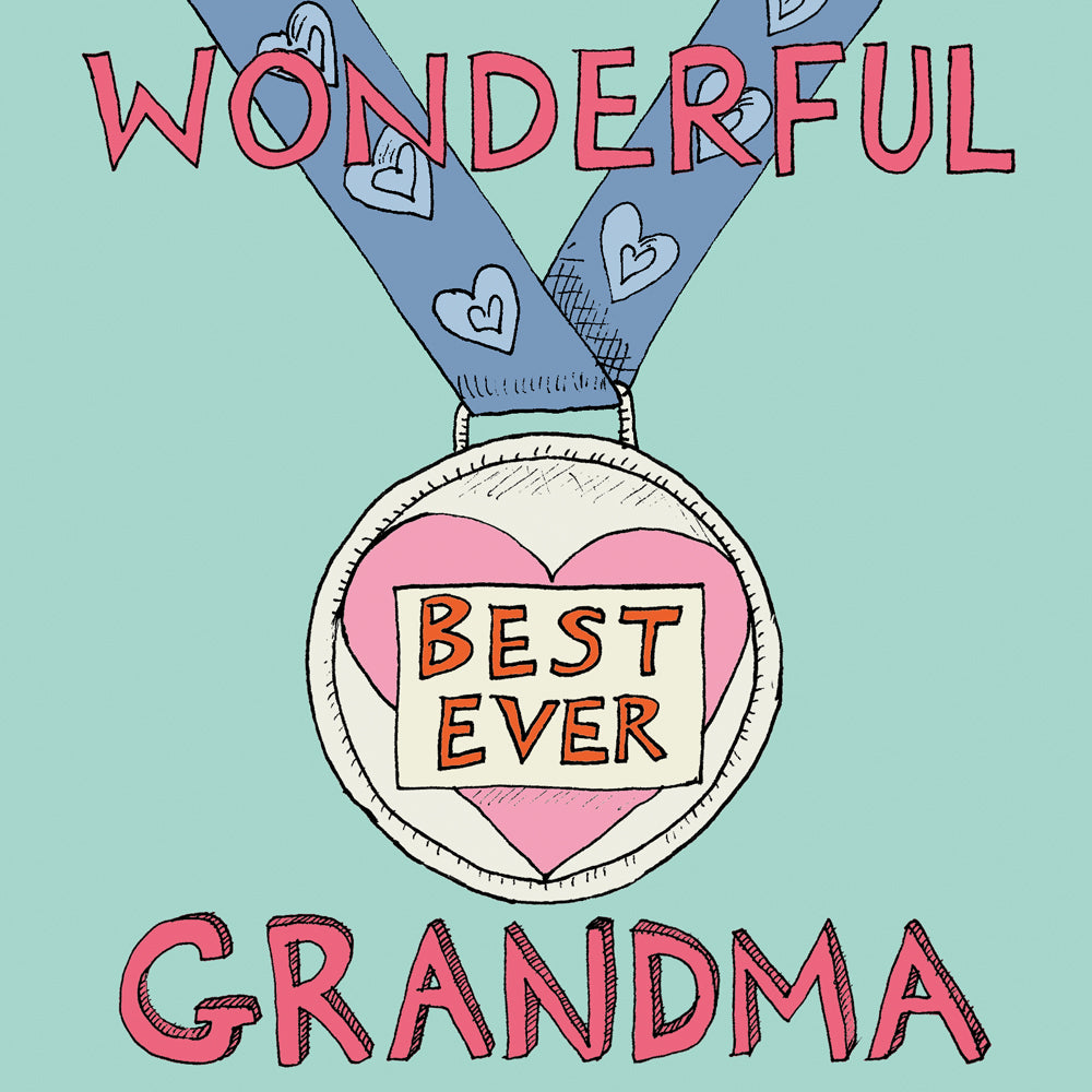 FP727 'Wonderful Grandma' cardPoet &amp; PainterCards