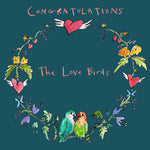 FP731 Garland 'Love Birds' cardPoet &amp; PainterCards