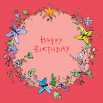 FP733 Garland 'Happy Birthday' cardPoet &amp; PainterCards