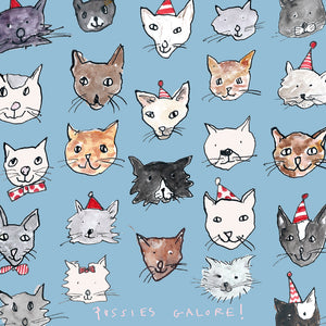 
                
                    Load image into Gallery viewer, &amp;#39;Pussies Galore&amp;#39; Greetings Card
                
            