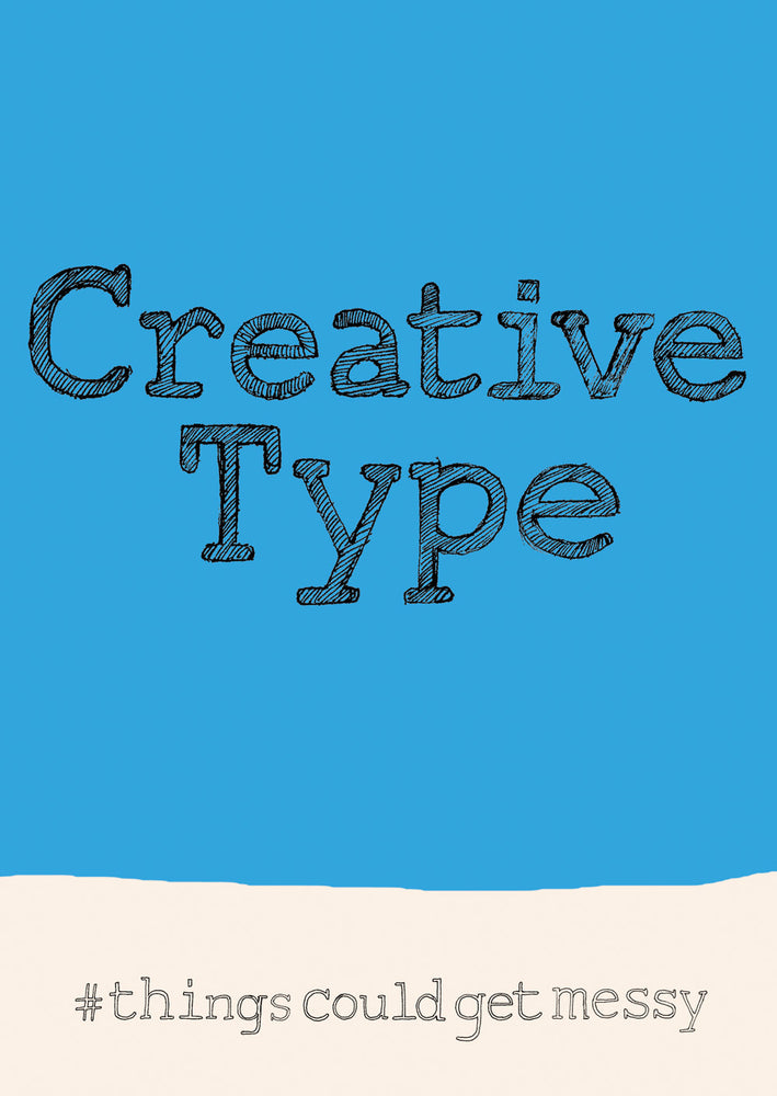 Creative Type postcard, FP790