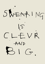 Swearing postcard