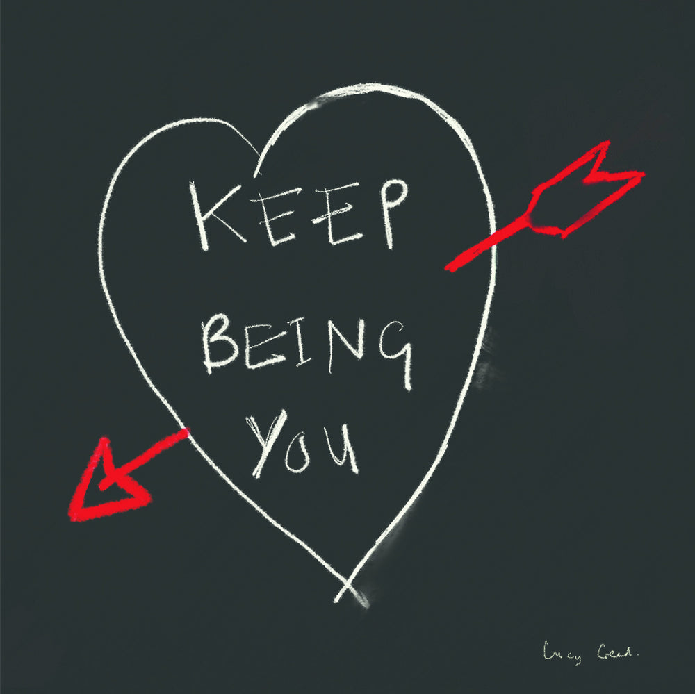 Keep Being You/Chalkboard FP85Poet &amp; PainterCards