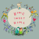 'Home Sweet Home Garland' Greetings Card, Garland