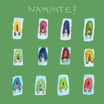 Namaste Card Green FP623Poet &amp; PainterCards