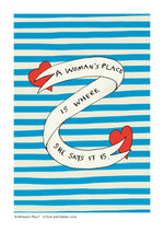 'A Woman's Place' Original Art Print