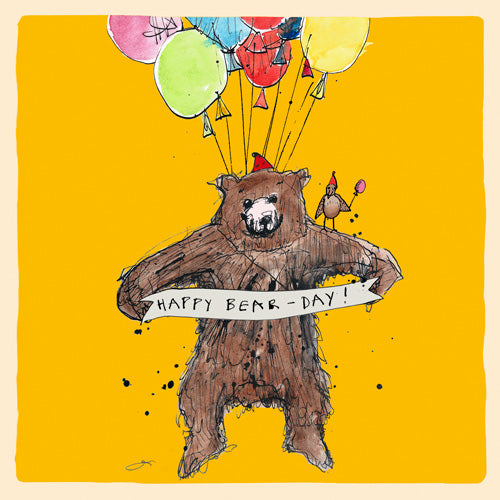 ‘Happy Bear Day’ Greetings Card, Studio